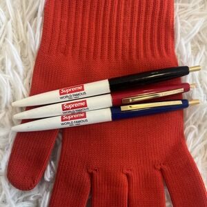 Supreme World Famous Bic Pen Set (3) Blue Black Red